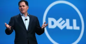 Dell manager on stage