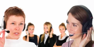call center headset customer service