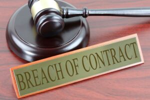 contract breach gavel breach of contract