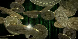 bitcoin coins virtual currency finance cash