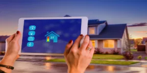smart home house technology multi media tablet