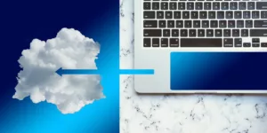 cloud laptop disk space computer keyboard