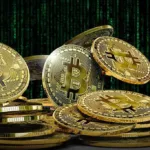 bitcoin coins virtual currency finance cash