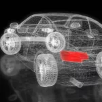 car three dimensional vehicle shape render view