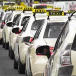 taxi jam traffic strike vehicle auto transport