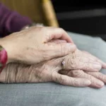 hands old old age elderly vulnerable care