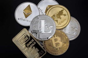 cryptocurrency concept blockchain money litecoin