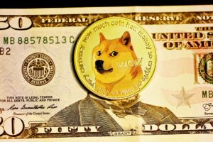 Doge coin bank note