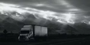 truck with clouds highway 395