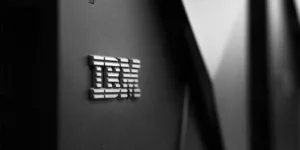 ibm logo grey wallpaper