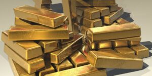 Gold Ingots Treasure Bullion Gold Bars Wealth