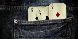 Jeans Playing Cards To Play Gambling Addiction