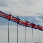 north korea symbol flag