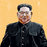 North Korea Kim Jong-Un Portrait Dictator Communism