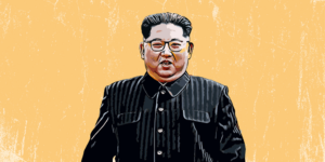 North Korea Kim Jong-Un Portrait Dictator Communism