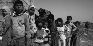 Children Of War Hunger Sadness Waiting Line