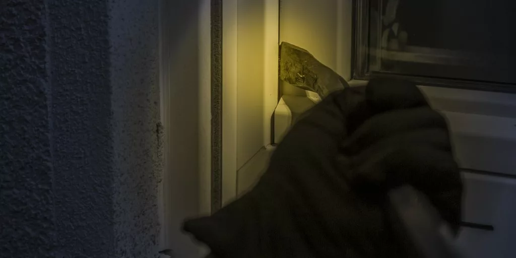 Burglar, At night, Window