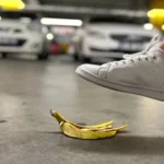 Person Stepping on Banana